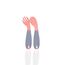 Babyjem Plastic Angled Fork & Spoon Set 6+ Months, Color: Multicolor, 5 image