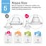 Farlin AC-21015 Crystal Clear Silicone Standard Neck Anti-Colic Nipple L 2PCS, 7 image