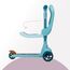 MoMi Kiuru 2-in-1 Scooter and Ride-On, Color: Blue