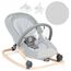 MoMi Lumiwood Baby Bouncer - Grey, 4 image