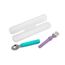 Melii Detachable Spoon & Fork with Carrying Case, Color: Turquoise & Purple, 4 image