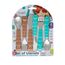 Melii Utensil Set Cat & Bulldog 6 Pcs, Color: Brown & Blue, 4 image