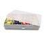 Melii Snackle Food Container with Removable Divider 118 ml, Color: Light Grey