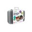 Melii Snackle Food Container with Removable Divider 118 ml, Color: Grey, 2 image