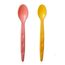 Babyjem Baby Food Spoon 2 Pcs, Color: Pink-Yellow