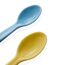 Babyjem Baby Food Spoon 2 Pcs, Color: Blue & Yellow, 4 image