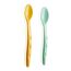 Babyjem Baby Food Spoon 2 Pcs, Color: Green & Yellow, 4 image