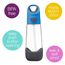 B.Box 600ml Tritan Drink Bottle, Color: Blue Slate, 2 image