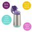 B.Box 350ml Insulated Drink Bottle, Color: Lilac Pop, 2 image