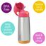 B.Box 500ml Insulated Drink Bottle, Color: Pink & Yellow, 2 image