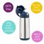 B.Box 500ml Insulated Drink Bottle, Color: Midnight, 2 image