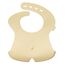 B.Box Silicone Bib with Stay Open Catcher, Color: yellow, 2 image