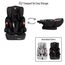 Teknum Nova Car Seat Travel Combo Group 1/2/3 9Kg-36Kg With Luxury Diaper Bag, Color: Black, 20 image