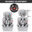 Teknum Nova Car Seat Travel Combo Group 1/2/3 9Kg-36Kg With Luxury Diaper Bag, Color: Grey, 6 image