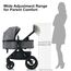 Teknum Compacto 3In1 Baby Stroller Travel System With Carrycot And Infant Car Seat 0-3 Years, Color: Grey, 10 image