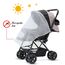 Teknum Reversible Trip Baby Stroller Travel System With Infant Car Seat Multi Recline 6-36 Months, Color: Khaki, 6 image