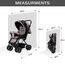 Teknum Reversible Trip Baby Stroller Travel System With Infant Car Seat Multi Recline 6-36 Months, Color: Khaki, 12 image