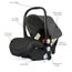 Teknum 3In1 Baby Stroller Travel System Sleeping Bassinet Extra Wide Seat 360° Rotating Wheels Fully Reclinable Car Seat Compatible Coffee Holder Spill Proof Mat 0-3 Years, Color: Space Grey, 4 image