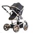 Teknum 3In1 Baby Stroller Travel System Sleeping Bassinet Extra Wide Seat 360° Rotating Wheels Fully Reclinable Car Seat Compatible Coffee Holder Spill Proof Mat 0-3 Years, Color: Black & Gold, 5 image