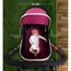 Teknum 3In1 Baby Stroller Travel System Sleeping Bassinet Extra Wide Seat 360° Rotating Wheels Fully Reclinable Car Seat Compatible Coffee Holder Spill Proof Mat 0-3 Years, Color: Wine, 5 image
