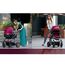 Teknum 3In1 Baby Stroller Travel System Sleeping Bassinet Extra Wide Seat 360° Rotating Wheels Fully Reclinable Car Seat Compatible Coffee Holder Spill Proof Mat 0-3 Years, Color: Wine, 6 image