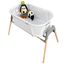 Teknum 3In1 Baby Rocker Bassinet Infant Crib With Mosquito Net 0-6 Months, Color: White, 7 image
