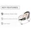Teknum 6In1 Cozy Rocker Bassinet With Wheels Mosquito Net 0-36 Months 18Kg, Color: Grey, 7 image