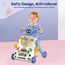 Teknum 3In1 Baby Walker Learning Table Game Panel With Musical Keyboard 6+ Months, Color: Blue, 10 image