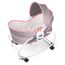 Teknum 6In1 Cozy Rocker Bassinet With Wheels Mosquito Net 0-36 Months 18Kg, Color: pink, 9 image