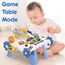 Teknum 5In1 Baby Walker Learning Table Scooter Roller Coaster With Musical Keyboard 6+ Months, Color: Blue, 9 image