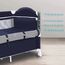Teknum 4In1 Baby Bedside Co-Sleeper Bassinet Playpen With Rocker 0-3 Years 30Kg, Color: Blue, 2 image