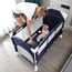 Teknum 4In1 Baby Bedside Co-Sleeper Bassinet Playpen With Rocker 0-3 Years 30Kg, Color: Blue, 5 image