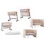 Teknum All-In-1 Bedside Crib Cot Playpen Sofa Expansion Pack 0-4 Years 100Kg, Color: Ivory