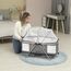 Teknum 3In1 Baby Cot Cradle With Mosquito Net Wheels 0-12 Months 15Kg, Color: Dark Grey, 13 image