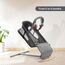 Teknum Baby Bouncer Recliner Seat With Grab Toys 0-6 Months 9Kg, Color: Dark Grey, 5 image