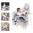 Teknum Portable Booster Chair 6-36 Months 15Kg, Color: Grey, 10 image