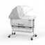 Teknum Moonlight Bedside Crib 0-2 Years, Color: Grey