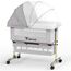 Teknum Moonlight Bedside Crib 0-2 Years, Color: Light Grey