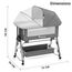 Teknum Sleepzen 1 Bedside Crib 0-2 Years, Color: Grey, 9 image