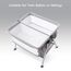 Teknum Fellow 2 Twin Bedside Crib Bassinet 0–6 Months Up To 18Kg, Color: Grey