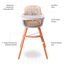 Teknum Premium Dual Height Wooden High Chair 6–36 Months Up To 15Kg, Color: Ivory, 2 image