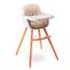 Teknum Premium Dual Height Wooden High Chair 6–36 Months Up To 15Kg, Color: Ivory, 3 image
