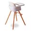 Teknum Premium Dual Height Wooden High Chair 6–36 Months Up To 15Kg, Color: Ivory, 5 image
