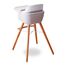 Teknum Premium Dual Height Wooden High Chair 6–36 Months Up To 15Kg, Color: White, 6 image