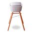 Teknum Premium Dual Height Wooden High Chair 6–36 Months Up To 15Kg, Color: White, 7 image