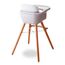 Teknum Premium Dual Height Wooden High Chair 6–36 Months Up To 15Kg, Color: White, 8 image