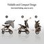 Teknum Reversible Trip2 Baby Stroller 0–36 Months Up To 22Kg, Color: Grey, 8 image
