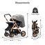 Teknum Reversible Trip2 Baby Stroller 0–36 Months Up To 22Kg, Color: Grey, 13 image