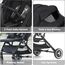 Teknum Travel Cabin Baby Stroller With Coffee Cup Holder 0–48 Months Up To 22Kg, Color: Black, 15 image