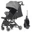 Teknum Travel Cabin Baby Stroller With Coffee Cup Holder 0–48 Months Up To 22Kg, Color: Grey